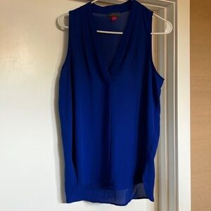 Blue Sleeveless Top